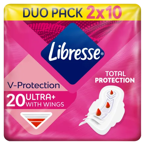 Libresse Ultra+ egészségügyi betét 20 db termékhez kapcsolódó kép