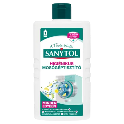 Sanytol mosógép fertőtlenítő tisztítószer 250 ml termékhez kapcsolódó kép