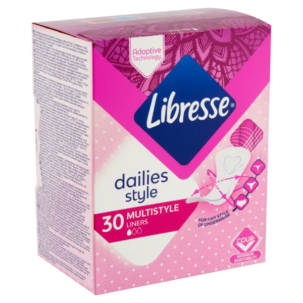 Libresse Dailies Style Multistyle tisztasági betét 30 db termékhez kapcsolódó kép