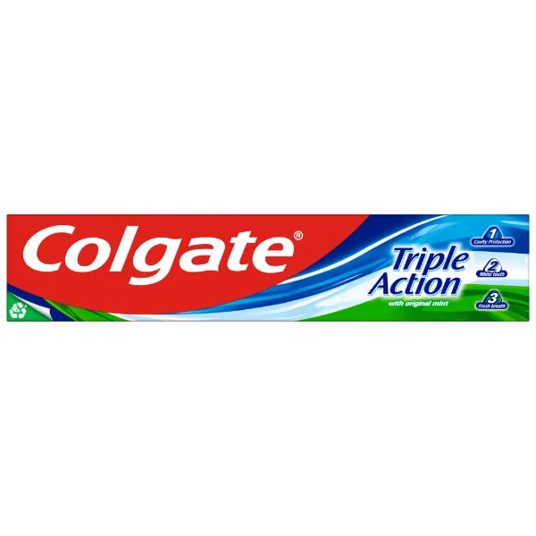 Colgate Triple Action fogkrém 75 ml termékhez kapcsolódó kép