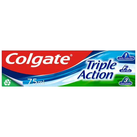 Colgate Triple Action fogkrém 75 ml termékhez kapcsolódó kép