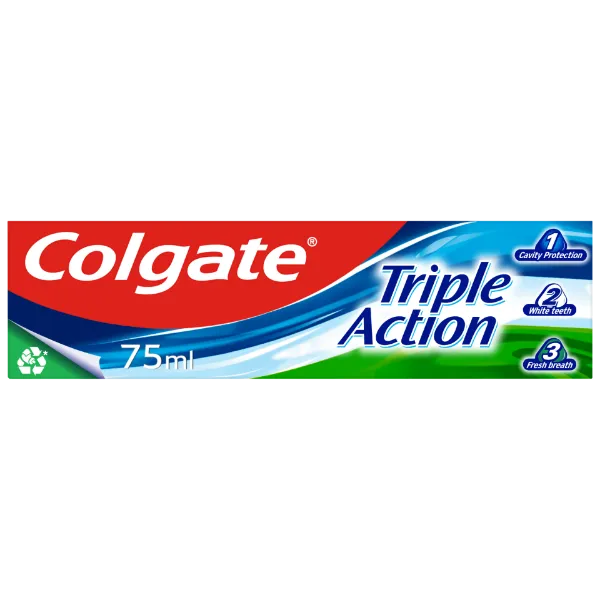 Colgate Triple Action fogkrém 75 ml termékhez kapcsolódó kép