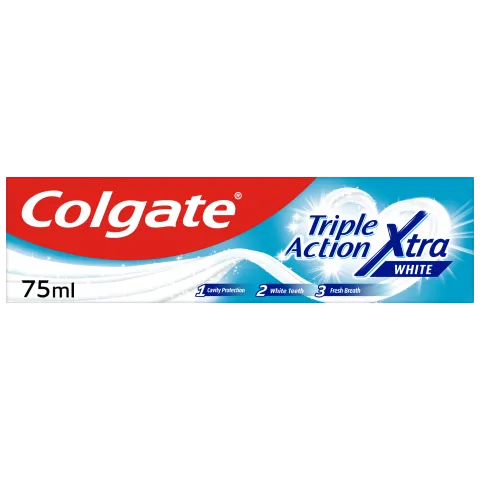 Colgate Triple Action Xtra White fogfehérítő fogkrém 75 ml termékhez kapcsolódó kép