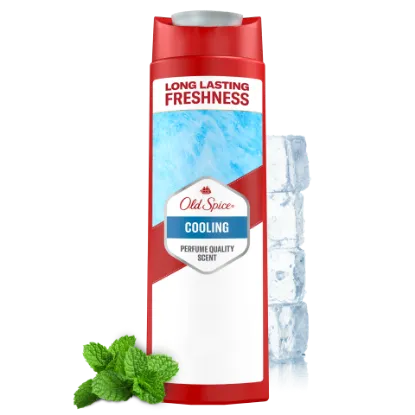 Old Spice Cooling Tusfürdő És Sampon Férfiaknak 400 ml, 3az1-ben, Hosszan Tartó Frissesség termékhez kapcsolódó kép