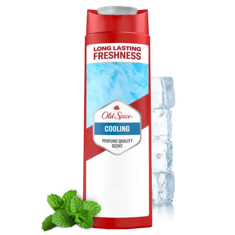 Old Spice Cooling Tusfürdő És Sampon Férfiaknak 400 ml, 3az1-ben, Hosszan Tartó Frissesség termékhez kapcsolódó kép