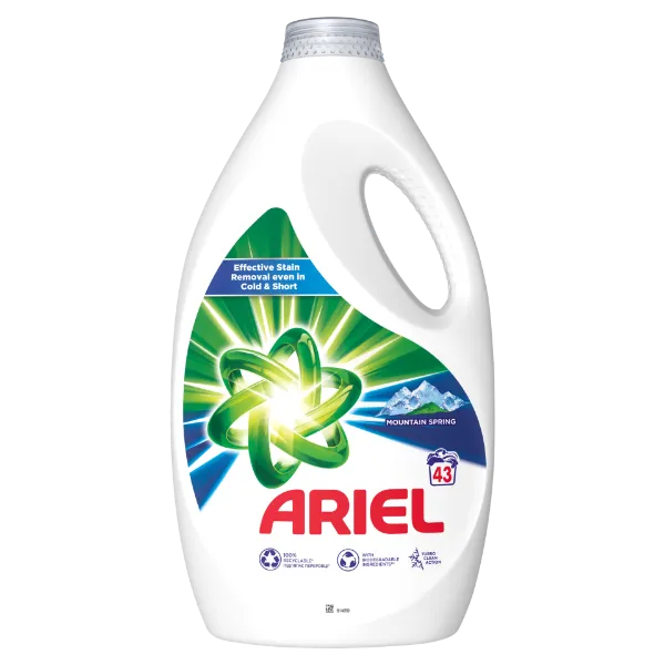 Ariel Folyékony Mosószer Mountain Spring Clean & Fresh 43 Mosáshoz, 2,15 L termékhez kapcsolódó kép