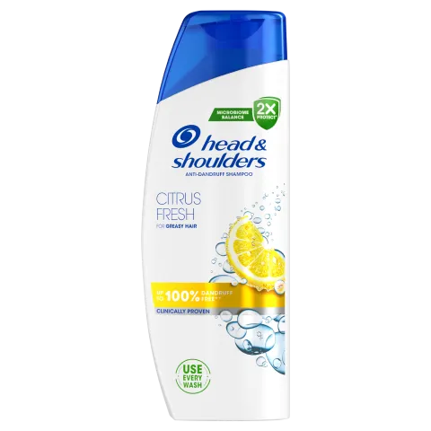 Head & Shoulders Citrus Fresh korpásodás elleni sampon zsíros hajra 250ml napi használatra termékhez kapcsolódó kép