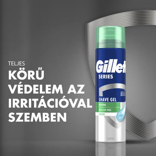 Gillette Series Nyugtató Hatású Borotvazselé Aloe Verával, 200ml termékhez kapcsolódó kép