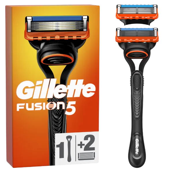 Gillette Fusion5 Férfi Borotva, 1 db Gillette Borotva, 2 db Borotvabetét termékhez kapcsolódó kép