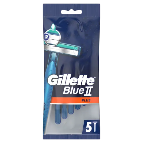Gillette BlueII Plus Eldobható Férfi Borotva, 5 db termékhez kapcsolódó kép