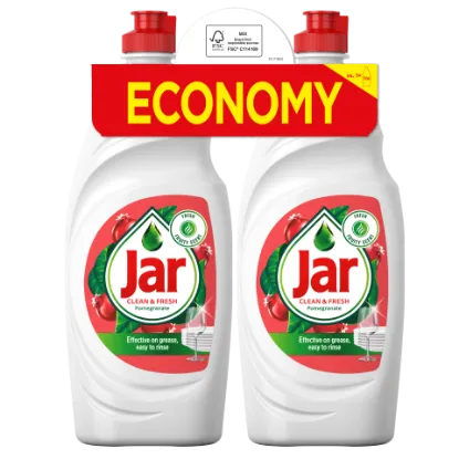 Jar Clean & Fresh Mosogatószer Pomegranate Illatban, 2x900 ml termékhez kapcsolódó kép