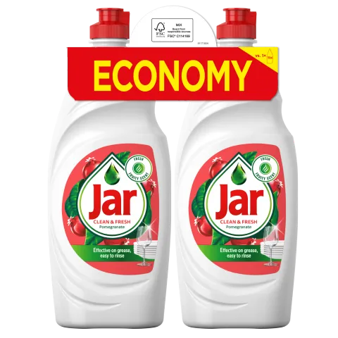 Jar Clean & Fresh Mosogatószer Pomegranate Illatban, 2x900 ml termékhez kapcsolódó kép