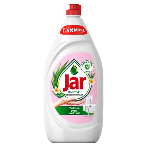 Jar Sensitive Aloe Vera & Pink Jasmine Folyékony Kézkímélő Mosogatószer,  1350 ML termékhez kapcsolódó kép