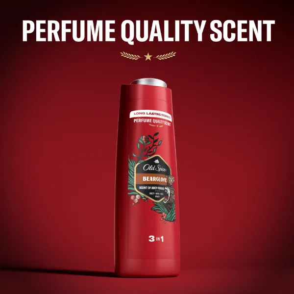 Old Spice Bearglove Tusfürdő És Sampon Férfiaknak 400ml, 3az1-ben termékhez kapcsolódó kép