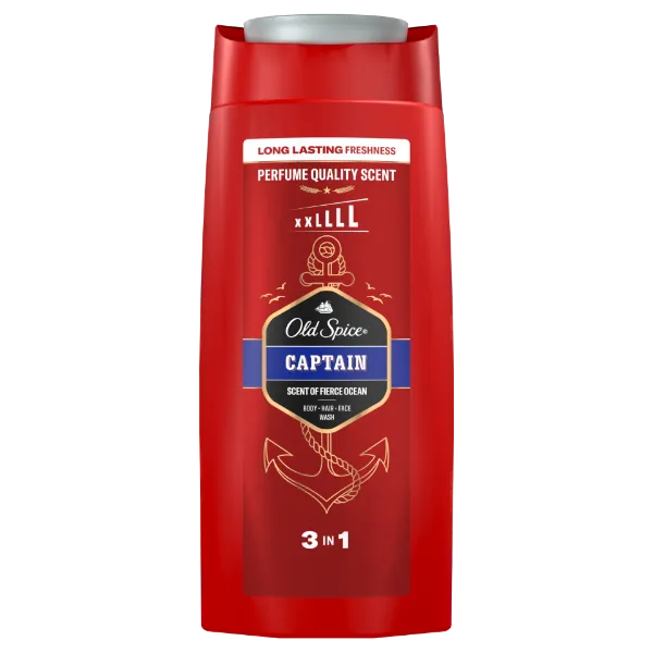 Old Spice Captain Tusfürdő És Sampon Férfiaknak, 675 ml termékhez kapcsolódó kép