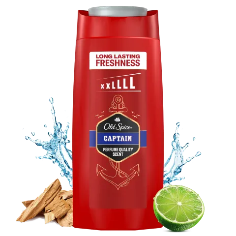 Old Spice Captain Tusfürdő És Sampon Férfiaknak, 675 ml termékhez kapcsolódó kép