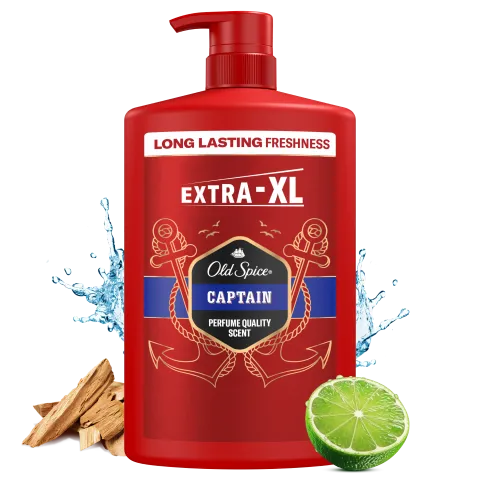 Old Spice Captain Tusfürdő És Sampon Férfiaknak 1000 ml, 3az1-ben, Hosszan Tartó Frissesség termékhez kapcsolódó kép