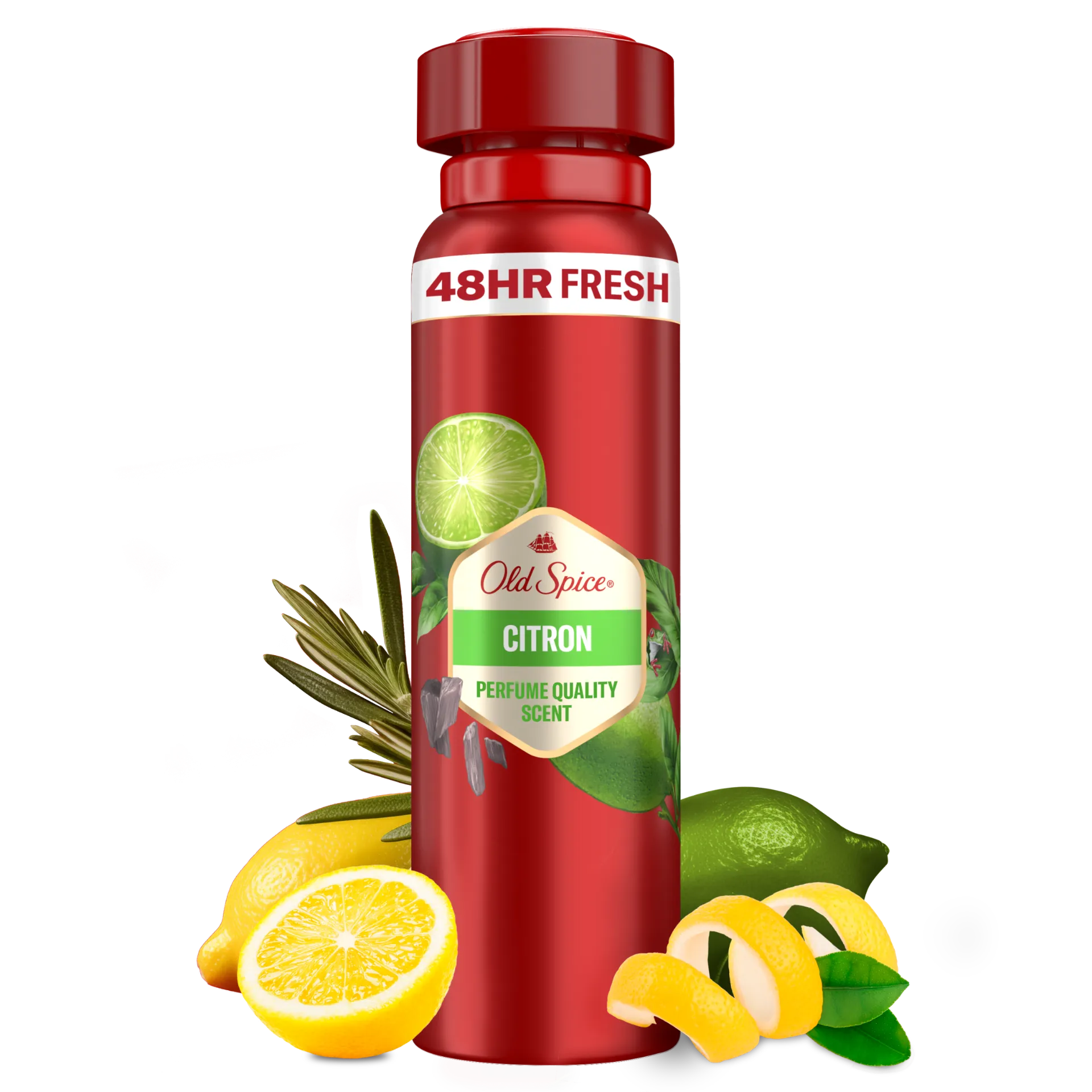 Old Spice Citron  Deo Spray Férfiaknak, Akár 48 Órás Frissesség, Alumíniummentes,  ml