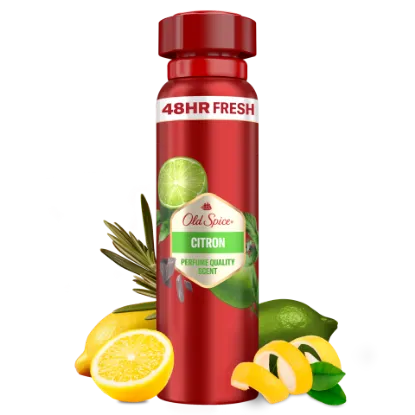 Old Spice Citron  Deo Spray Férfiaknak, Akár 48 Órás Frissesség, Alumíniummentes,  ml termékhez kapcsolódó kép