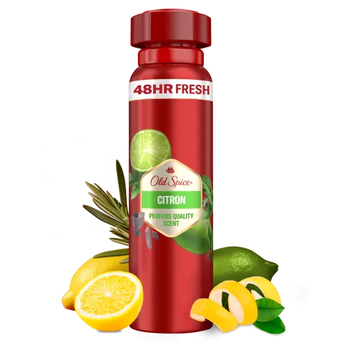 Old Spice Citron  Deo Spray Férfiaknak, Akár 48 Órás Frissesség, Alumíniummentes,  ml termékhez kapcsolódó kép