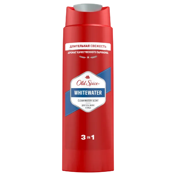 Old Spice Whitewater Tusfürdő És Sampon Férfiaknak 250ml,3az1-ben,Hosszan Tartó Frissesség termékhez kapcsolódó kép