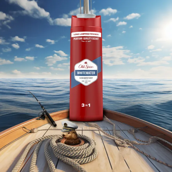 Old Spice Whitewater Tusfürdő És Sampon Férfiaknak 250ml,3az1-ben,Hosszan Tartó Frissesség termékhez kapcsolódó kép