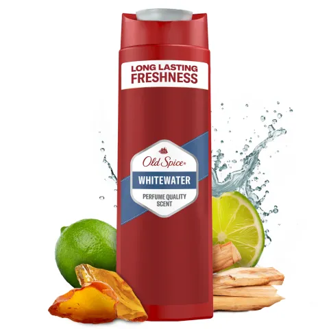 Old Spice Whitewater Tusfürdő És Sampon Férfiaknak 250ml,3az1-ben,Hosszan Tartó Frissesség termékhez kapcsolódó kép