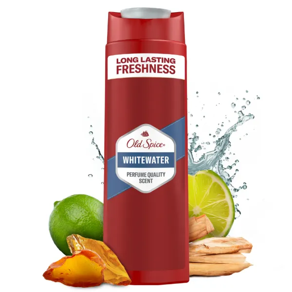 Old Spice Whitewater Tusfürdő És Sampon Férfiaknak 250ml,3az1-ben,Hosszan Tartó Frissesség termékhez kapcsolódó kép