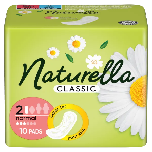 Naturella Classic Normal Plus Méret 2 Szárnyas Betét 10 db termékhez kapcsolódó kép