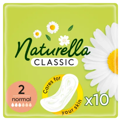 Naturella Classic Normal Plus Méret 2 Szárnyas Betét 10 db termékhez kapcsolódó kép