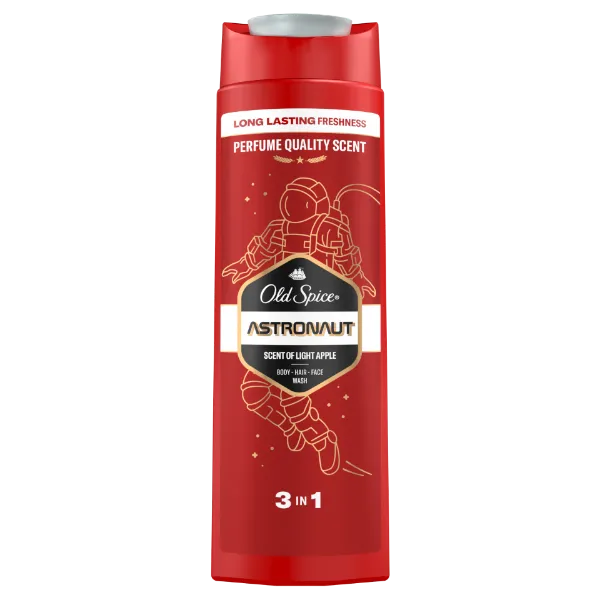 Old Spice Astronaut Tusfürdő És Sampon Férfiaknak 400ml,3az1-ben, Hosszan Tartó Frissesség termékhez kapcsolódó kép