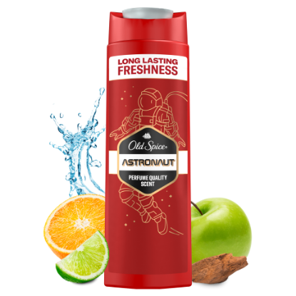Old Spice Astronaut Tusfürdő És Sampon Férfiaknak 400ml,3az1-ben, Hosszan Tartó Frissesség termékhez kapcsolódó kép