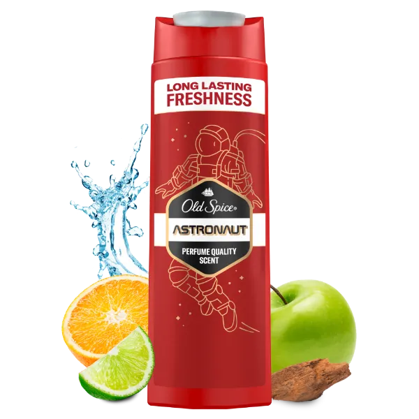 Old Spice Astronaut Tusfürdő És Sampon Férfiaknak 400ml,3az1-ben, Hosszan Tartó Frissesség termékhez kapcsolódó kép
