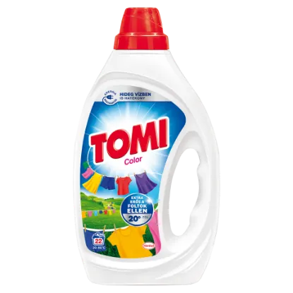 Tomi Color folyékony mosószer színes ruhákhoz 22 mosás 990 ml termékhez kapcsolódó kép