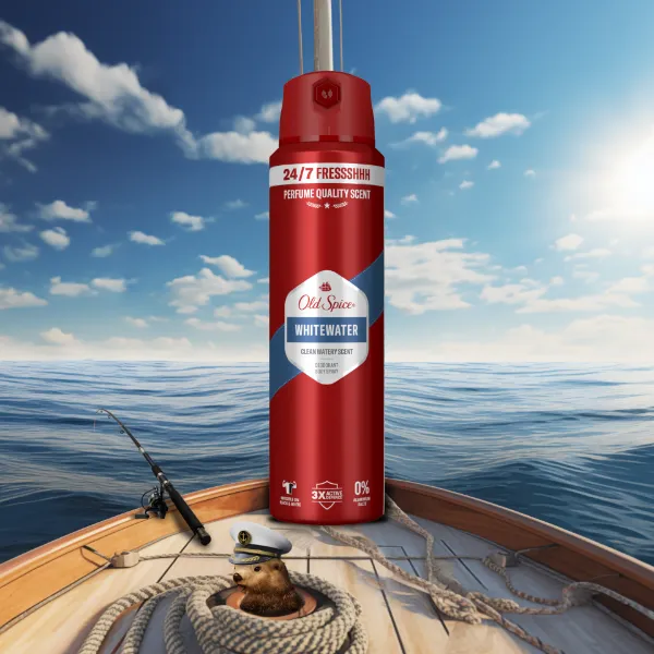 Old Spice Whitewater Deo Spray Férfiaknak, 150 ml, 48 Órás Frissesség, 0% Alumíniumsó termékhez kapcsolódó kép