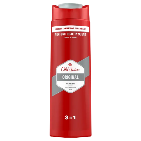 Old Spice Original Tusfürdő És Sampon Férfiaknak 400ml, 3az1-ben, Hosszan Tartó Frissesség termékhez kapcsolódó kép