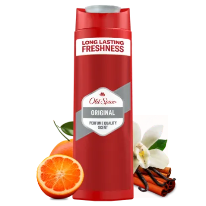 Old Spice Original Tusfürdő És Sampon Férfiaknak 400ml, 3az1-ben, Hosszan Tartó Frissesség termékhez kapcsolódó kép