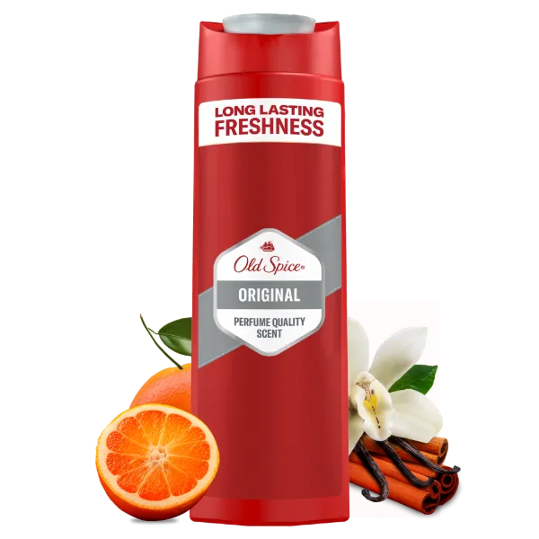 Old Spice Original Tusfürdő És Sampon Férfiaknak 400ml, 3az1-ben, Hosszan Tartó Frissesség termékhez kapcsolódó kép