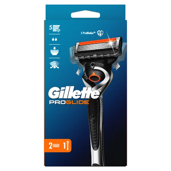Gillette ProGlide Férfi Borotva, 2 db Borotvabetét termékhez kapcsolódó kép