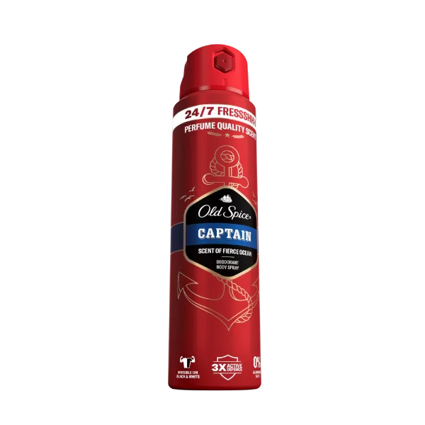 Old Spice Captain Deo Spray Férfiaknak, 150 ml termékhez kapcsolódó kép