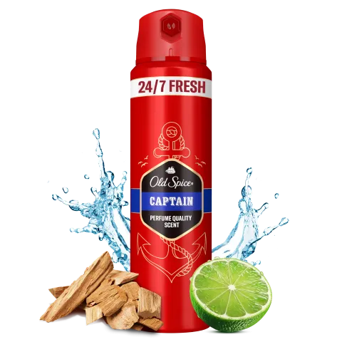 Old Spice Captain Deo Spray Férfiaknak, 150 ml termékhez kapcsolódó kép