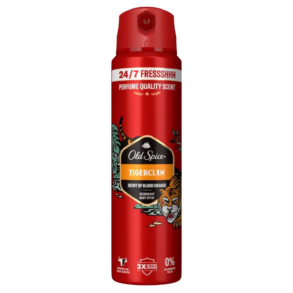 Old Spice Tiger Claw Deo Spray Férfiaknak, 150 ml, 48 Órás Frissesség, 0% Alumíniumsó termékhez kapcsolódó kép