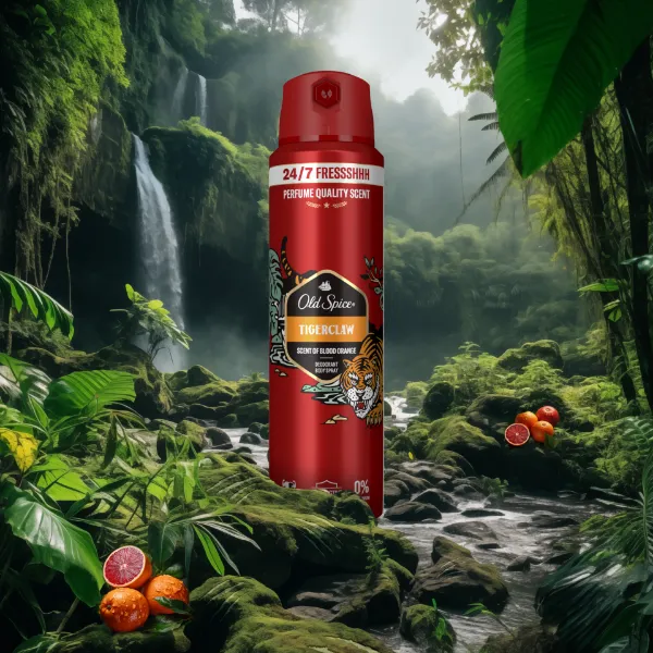 Old Spice Tiger Claw Deo Spray Férfiaknak, 150 ml, 48 Órás Frissesség, 0% Alumíniumsó termékhez kapcsolódó kép