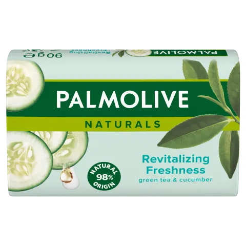 Palmolive Naturals Revitalizing Freshness Green Tea & Cucumber pipereszappan 90 g termékhez kapcsolódó kép