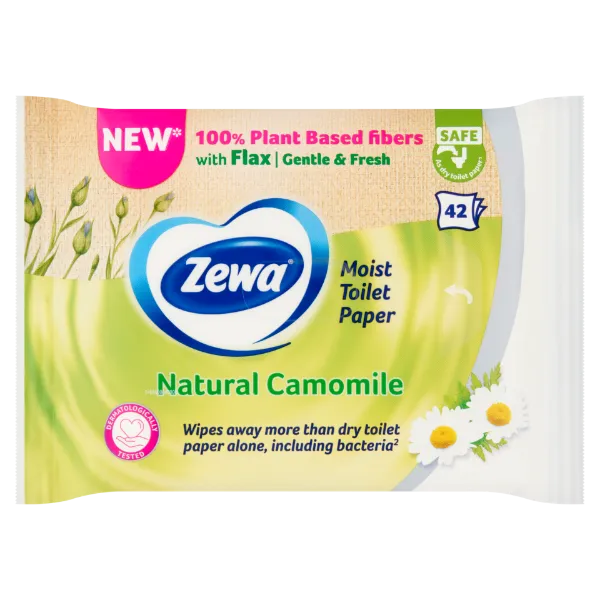 Zewa Natural Camomile nedves toalettpapír 42 db termékhez kapcsolódó kép