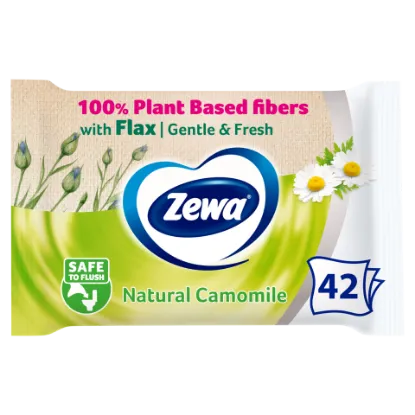 Zewa Natural Camomile nedves toalettpapír 42 db termékhez kapcsolódó kép