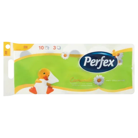 Perfex Camomile toalett papír 3 rétegű 10 tekercs termékhez kapcsolódó kép