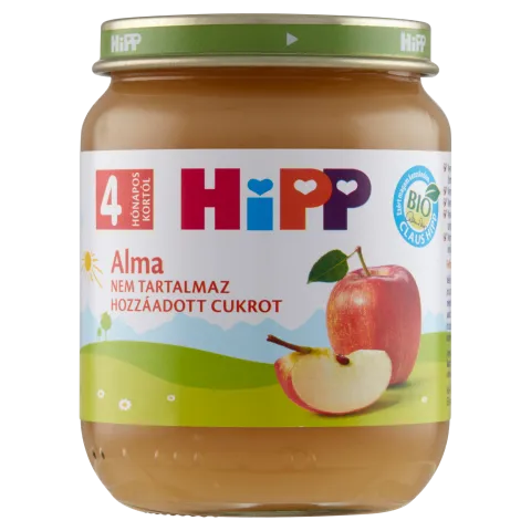 HiPP BIO alma gyümölcsdesszert 4 hónapos kortól 125 g termékhez kapcsolódó kép