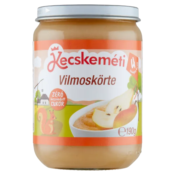 Kecskeméti vilmoskörte bébidesszert 4 hónapos kortól 190 g termékhez kapcsolódó kép