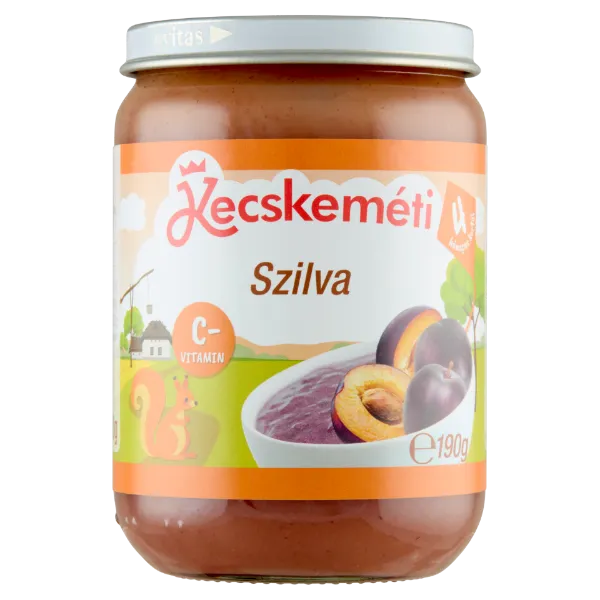 Kecskeméti szilva bébidesszert 4 hónapos kortól 190 g termékhez kapcsolódó kép
